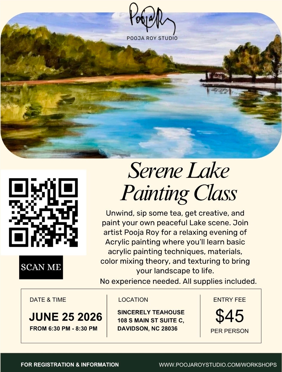 Serene Lake Painting Class