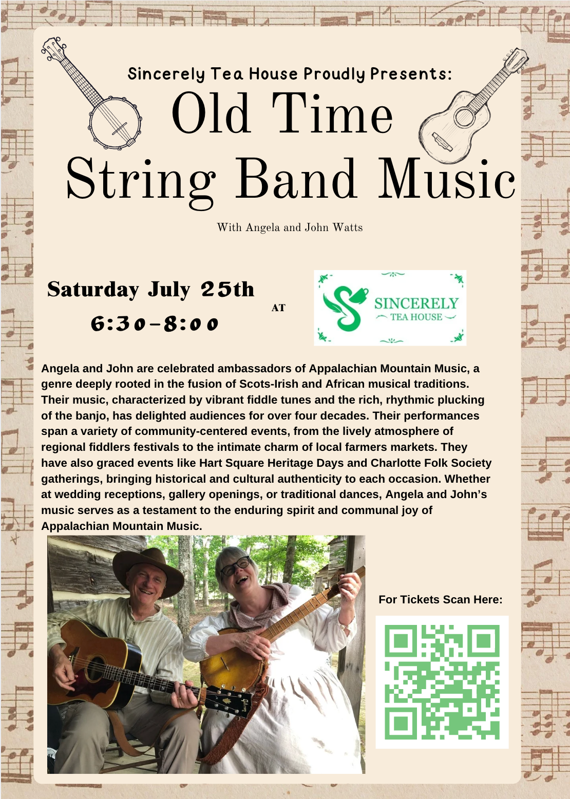Old Time String Band Music - July 25th
