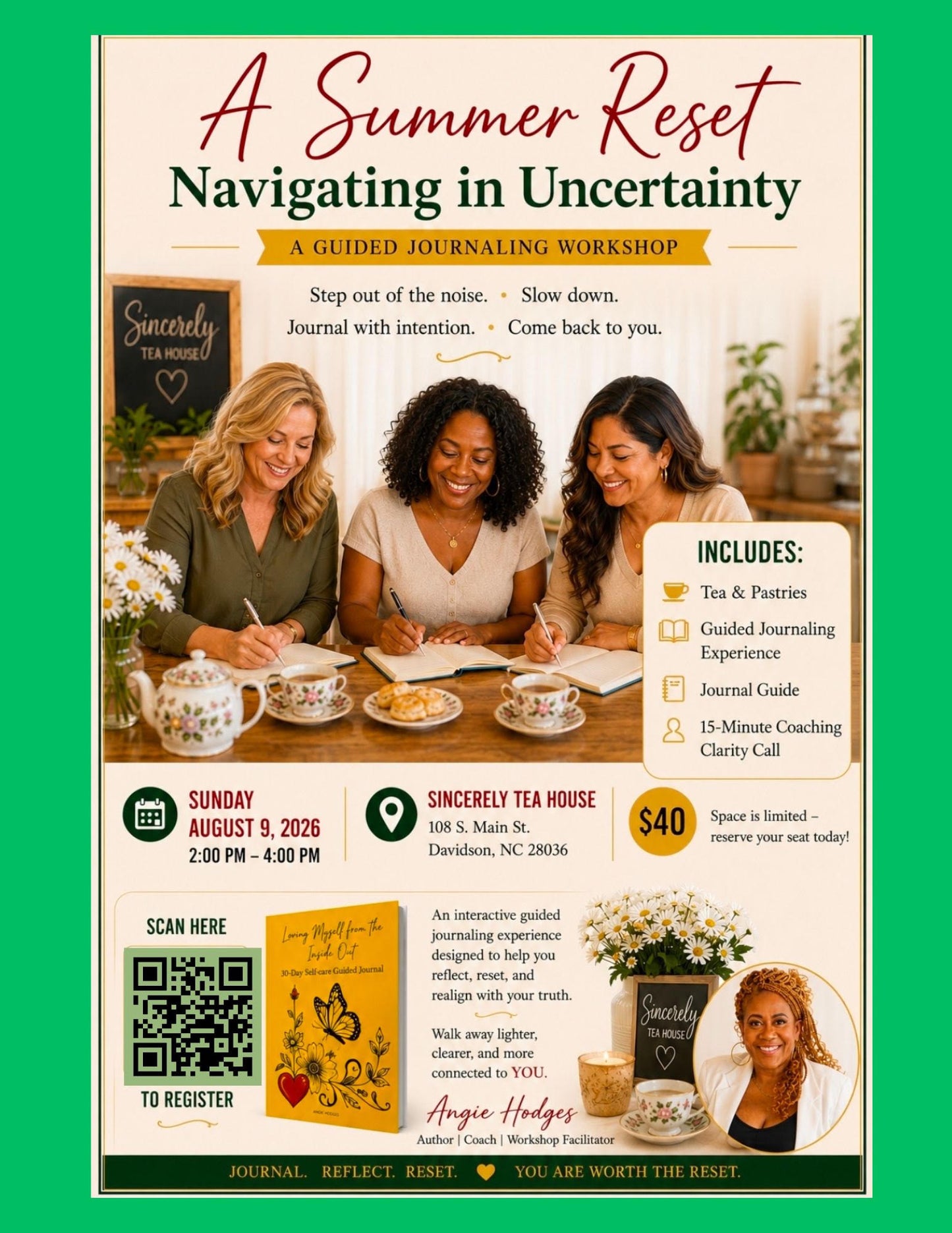 Journaling Workshop: Navigating in Uncertainty - Aug 9
