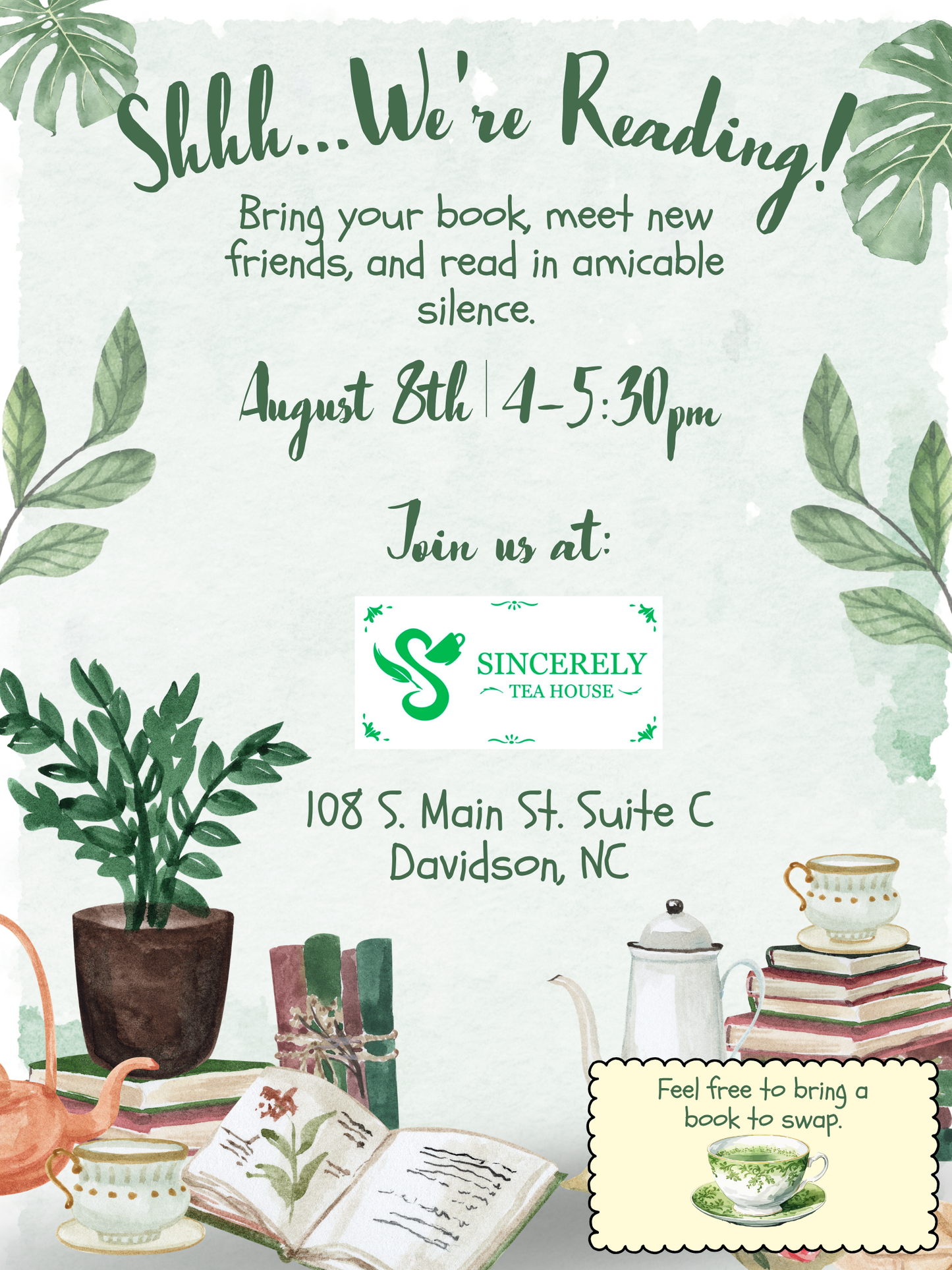 Silent Reading Experience - Aug 8