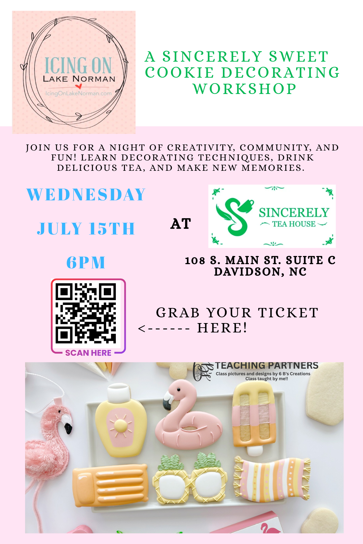 Cookie Decorating Workshop - Wed July 15