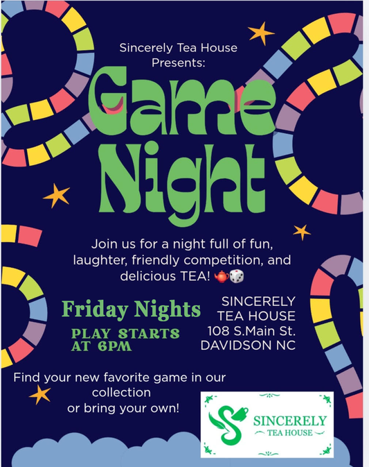 Game Night at the Tea House! - Every Friday Night (Free)