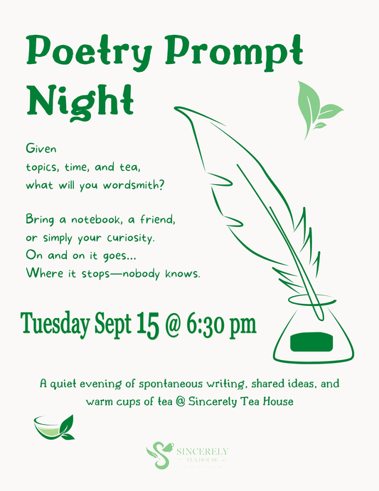 Poetry Prompt Night! - Tue, Sept 15