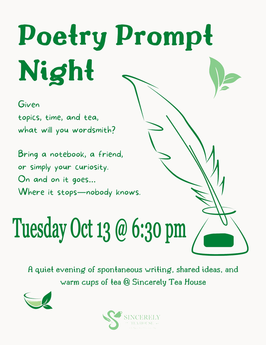 Poetry Prompt Night - Tue Oct 13