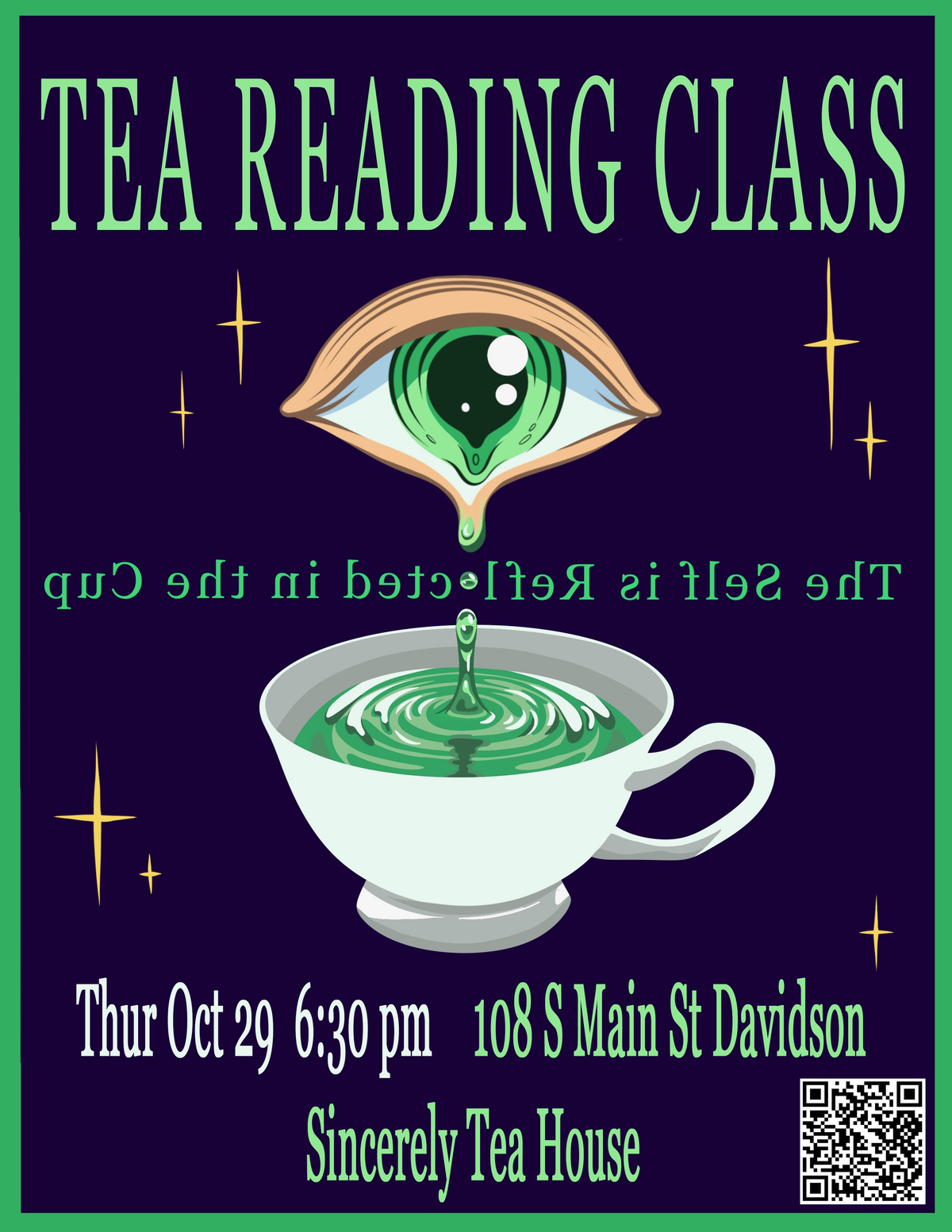 Tea Leaf Reading Thur Oct 29